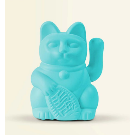 Lucky Cat solaire - Turquoise