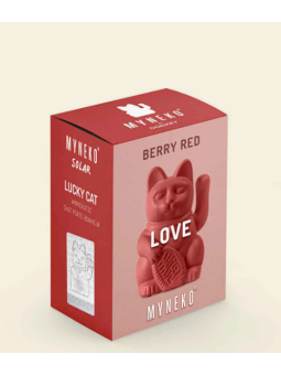 Solar Lucky Cat - Red