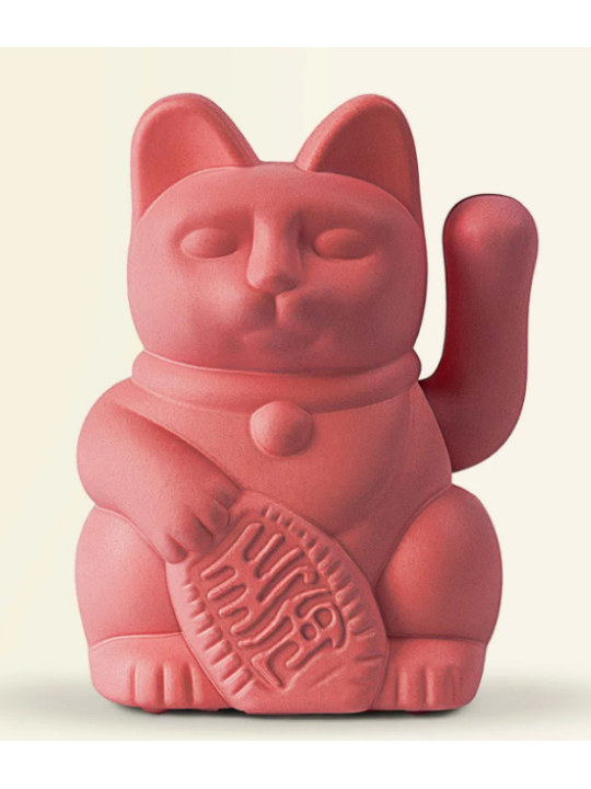 Solar Lucky Cat - Red