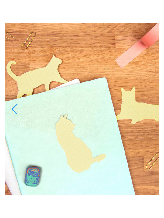Cat sticky notes