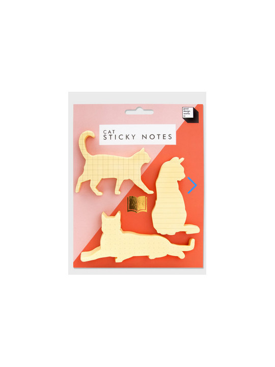 Cat sticky notes